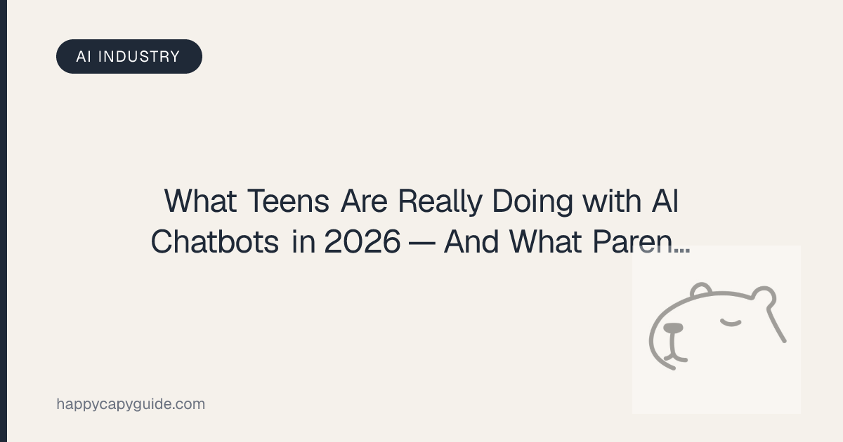What Teens Are Really Doing with AI Chatbots in 2026 — And What Parents ...