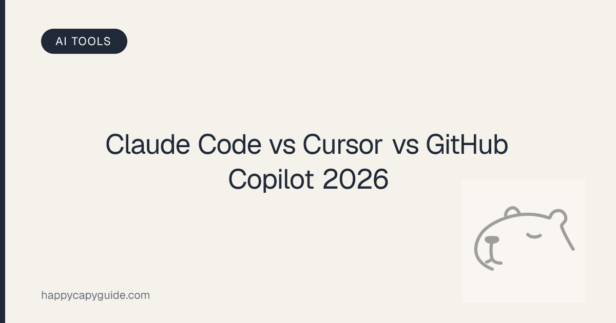 Claude Code vs Cursor vs GitHub Copilot 2026: Best AI Coding Tool ...
