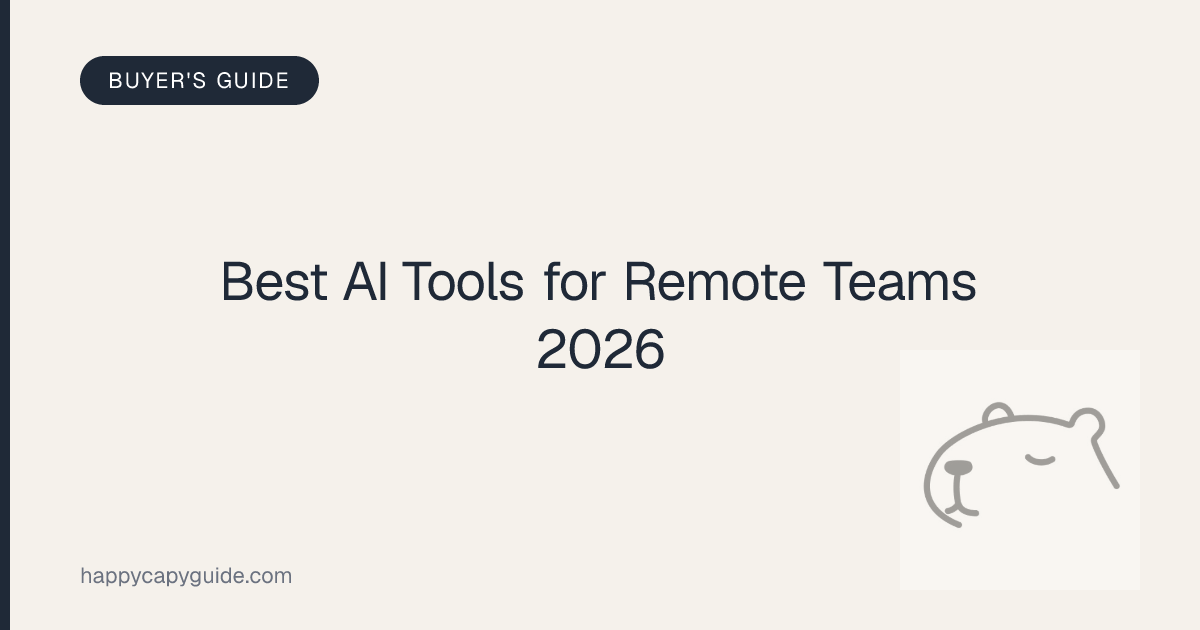 Best AI Tools for Remote Teams in 2026: Complete Collaboration Stack ...