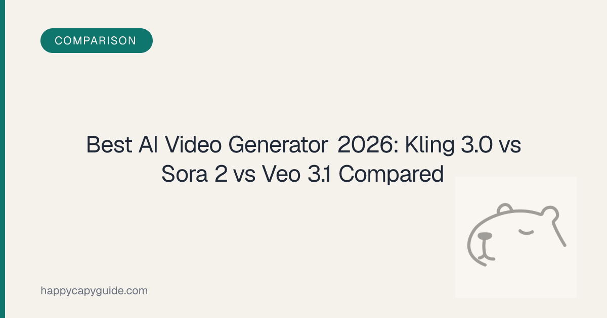 Best AI Video Generator 2026: Kling 3.0 vs Sora 2 vs Veo 3.1 Compared ...