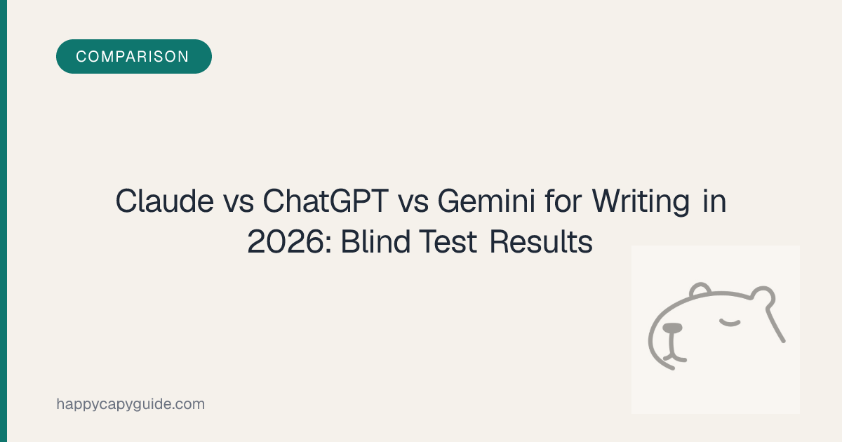 Claude vs ChatGPT vs Gemini for Writing in 2026: Blind Test Results ...