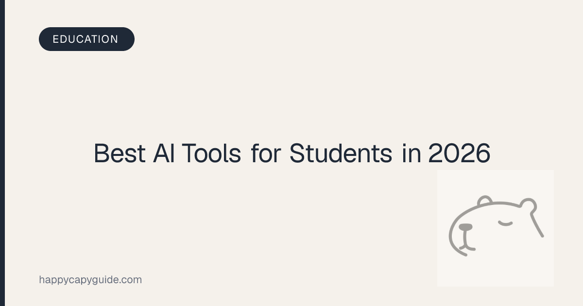 Best AI Tools for Students in 2026: Study Smarter, Not Harder ...