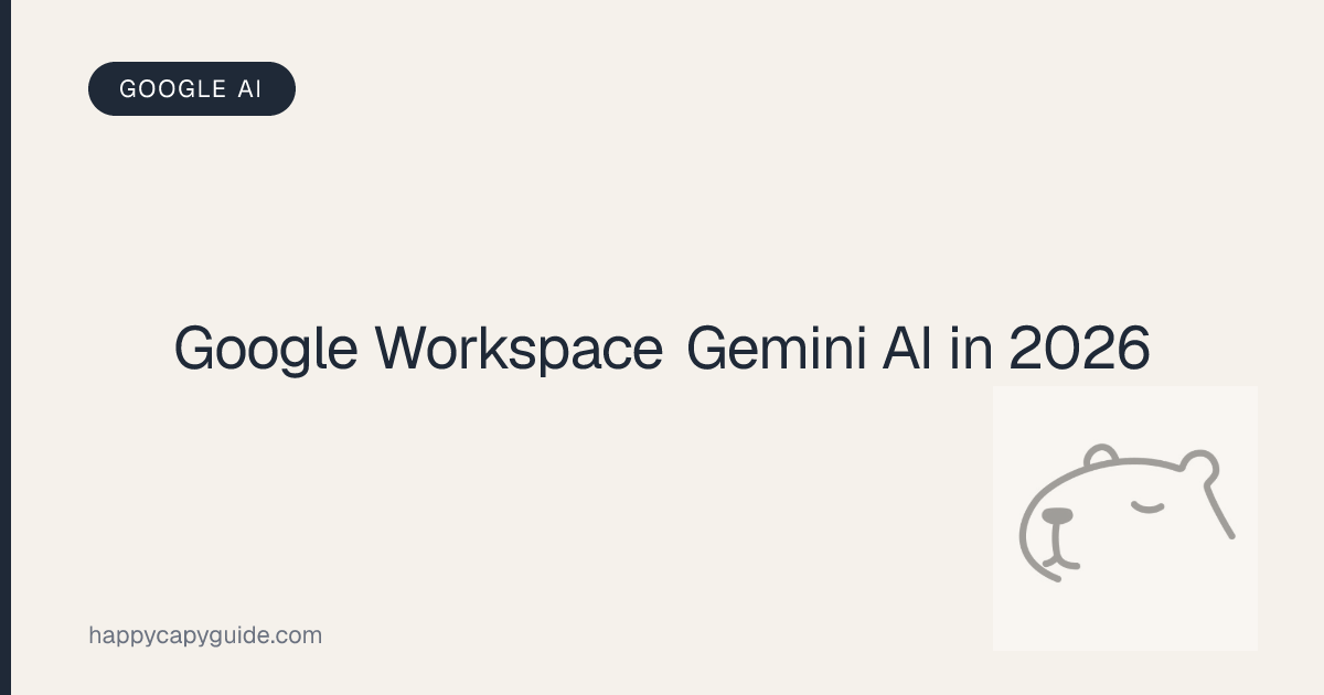 Google Workspace Gemini AI in 2026: Docs, Sheets, Slides, Gmail Guide ...
