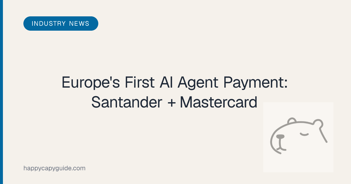 Santander and Mastercard Complete Europe's First AI Agent Payment ...