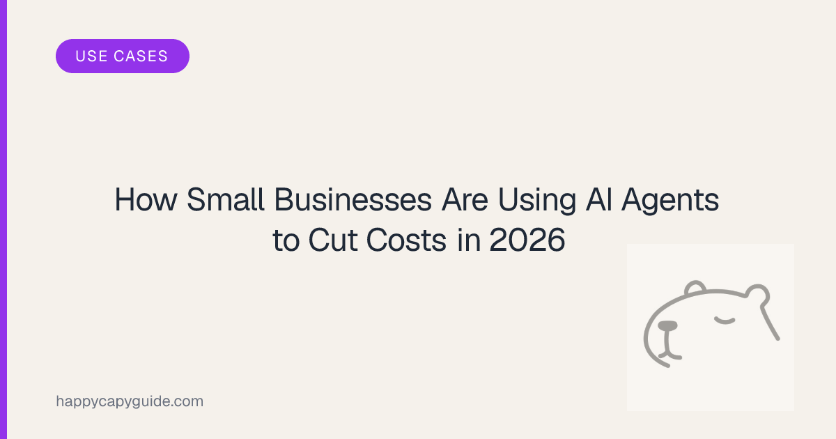How Small Businesses Are Using AI Agents to Cut Costs in 2026 ...